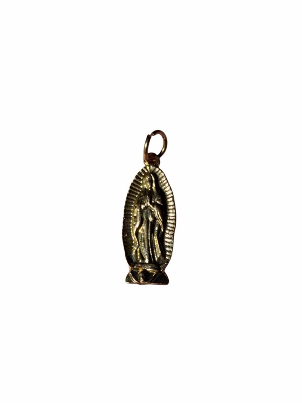 Gold Virgin Mary Pendant